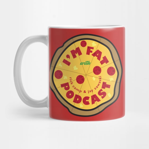 I'm Fat Podcast Pizza Logo by ImFatPodcast